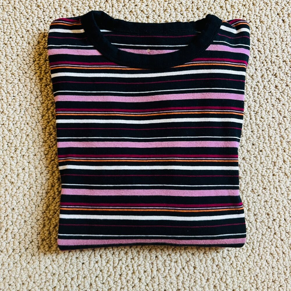 A New Day Long Sleeve Stripe Tee